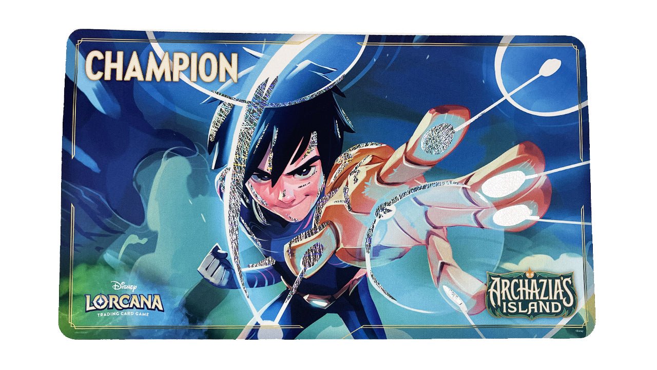 HIRO Archazia’s Island CHAMPION Foil Playmat - Premium TCG Playmats - Jank Mats