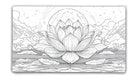 Lotus | Color Your Own Playmat Set - Premium TCG Playmats - Jank Mats
