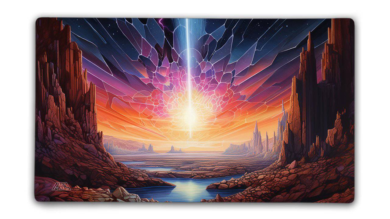 Mana Break TCG Playmat or XL Desktop - Premium TCG Playmats - Jank Mats