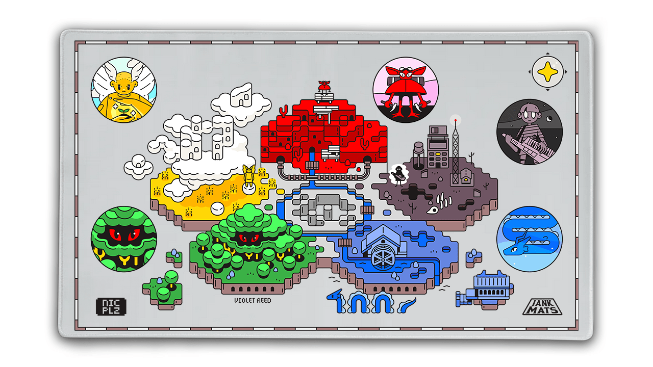 NicPlz Signature Playmat - Premium TCG Playmats - Jank Mats