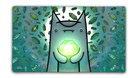 Nox Mortua Green Treasure Playmat - Premium TCG Playmats - Jank Mats