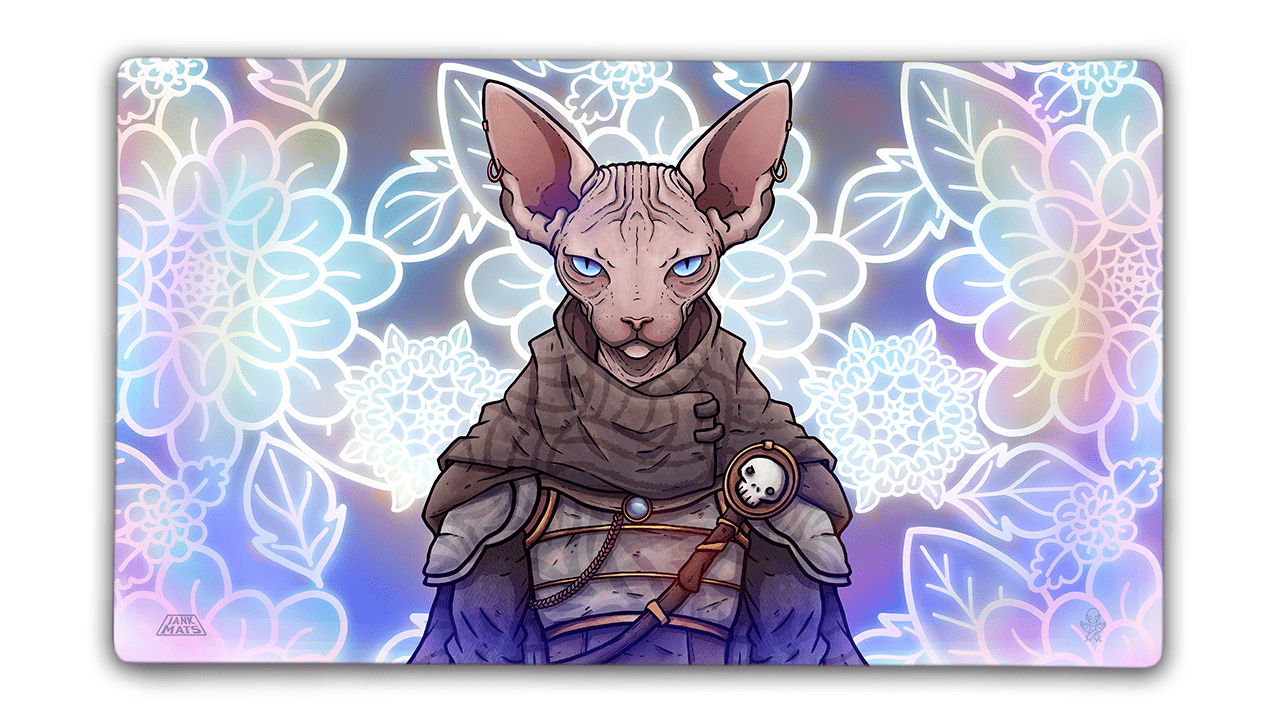 Nox Mortua Sphynx Playmat - Premium TCG Playmats - Jank Mats