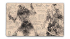 Pirate Sketch Playmat - Premium TCG Playmats - Jank Mats
