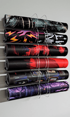 Playmat Display - Clear Acrylic Wall Mount - Premium TCG Playmats - Jank Mats