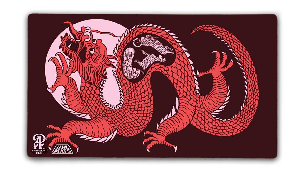 Red Dragon Playmat - Premium TCG Playmats - Jank Mats