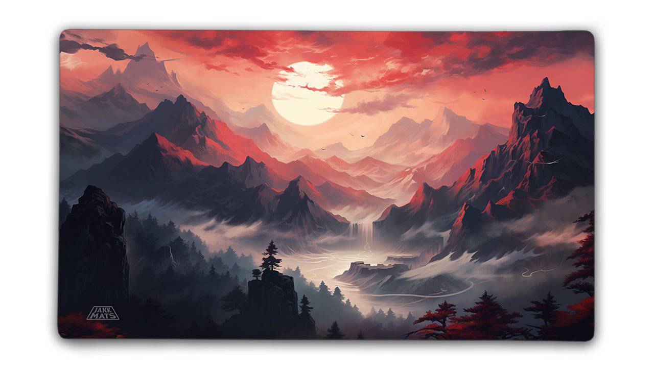 Red Sky at Night TCG Playmat or XL Desktop - Jankmats