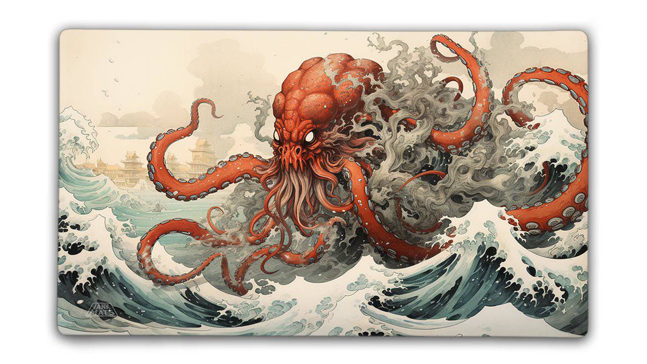Rough Seas, Kraken TCG Playmat or XL Desktop - Jankmats