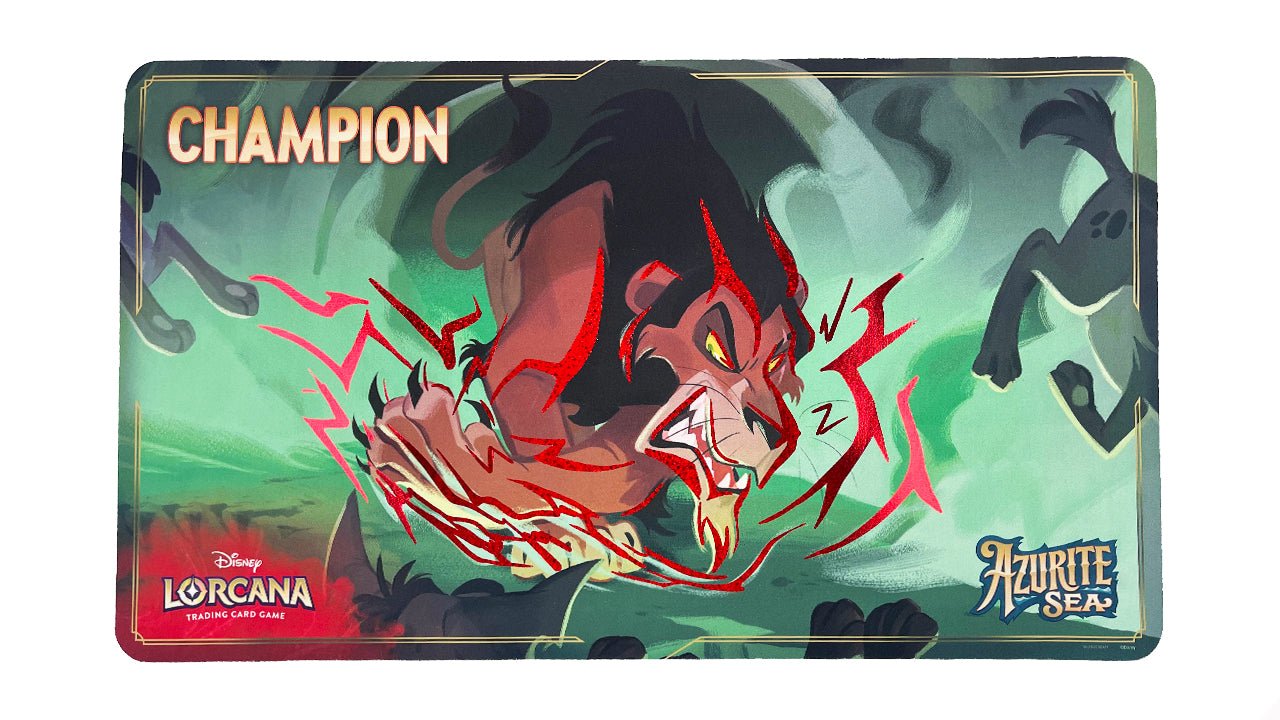 Scar CHAMPION Foil Playmat - Premium TCG Playmats - Jank Mats