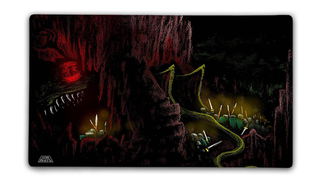 Serpent's Ridge Playmat - Premium TCG Playmats - Jank Mats