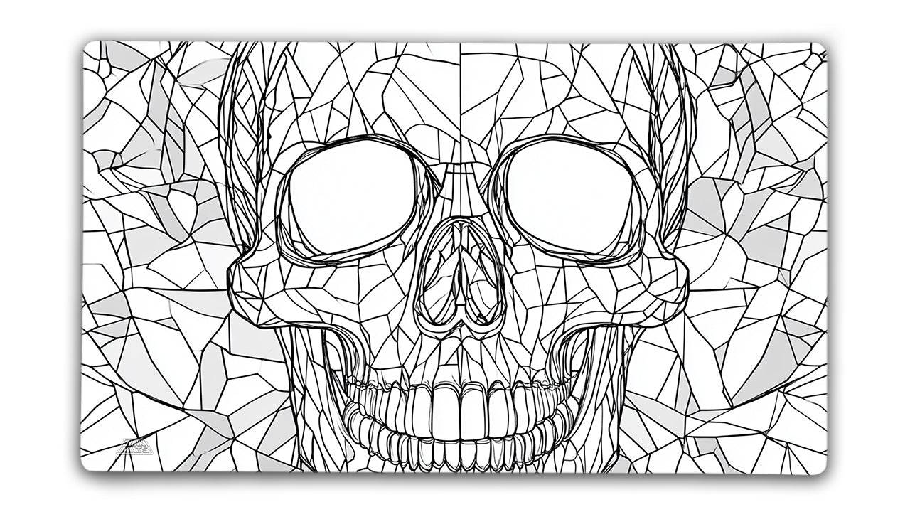 Skull | Color Your Own Playmat Set - Premium TCG Playmats - Jank Mats