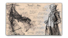 Vampire Sketch Playmat - Premium TCG Playmats - Jank Mats