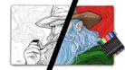 Wizard | Color Your Own Playmat Set - Premium TCG Playmats - Jank Mats