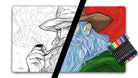 Wizard | Color Your Own Playmat Set - Premium TCG Playmats - Jank Mats
